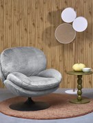 Shell forgófotel szürke