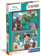 Disney Classics Adventure 2x60 db-os puzzle Clementoni