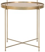 Kerek aranyszínű dohányzóasztal ø 48 cm Venezia - House Nordic