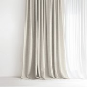 Goldea pamut drapéria - világos vászonszövésű 240x150 cm