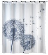 Dandelions fehér penészálló zuhanyfüggöny, 180 x 200 cm - Wenko