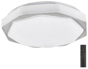 Rabalux 71046 - LED fényerőszabályozható mennyezeti lámpatest DETTORA LED/18W/230V + távirányító