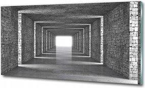 Fotó kép edzett üveg Alagút tégla 100x70