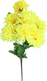 Csokor 12 krizantém sárga Goliat Virágok