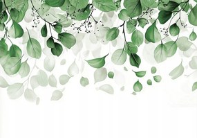 Fotótapéta Levelek A Flizelinen A Hálószoba Nappalijába fotótapéta a falra