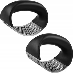 2 Db-os Fokhagymaprés Készlet Acél Kézi Présgép