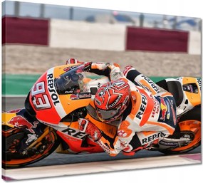 Vászonkép 50x40 Motorkerékpár üldöző