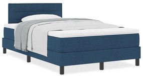 Boxspring Ágy matraccal Kék 120x200 cm Szövet