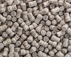 Poszter 50x40cm Pezsgős dugók, Assaf Frank