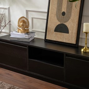 TV asztal Vanguard Wood Fekete