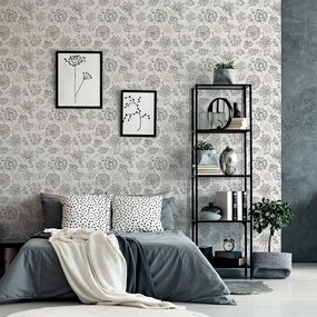 Arthouse Signature 1 English Garden szürke virágos papír tapéta – 924707