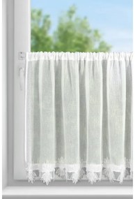 Sophia guipúr csipkés fehér vitrázs függöny 30x150 cm