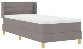 Boxspring ágy matrac menta színben, 80 x 200 cm, textil.