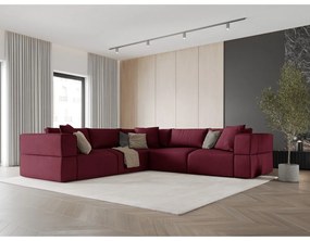 Borvörös sarokkanapé (variálható) Esther – Milo Casa