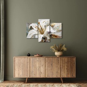 Kép - Absztrakció liliommal (90x60 cm)