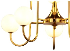 Jupiter 1942 - Csillár rúdon SELEN 10xG9/40W/230V sárgaréz