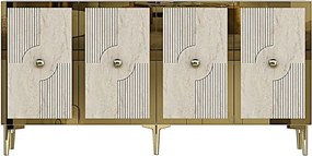 Pega 150 - White, Travertine, Gold
