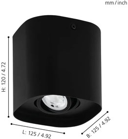 Eglo 99673 - LED RGBW Dimmelhető spotlámpa CAMINALES-Z 1xGU10/5W/230V