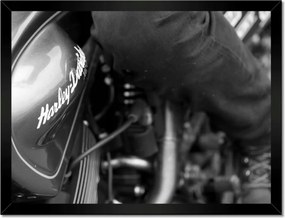 Poszterek keretben 40x30 Harley Davidson Motorkerékpár