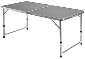 Casaria® Összecsukható kempingasztal - szürke