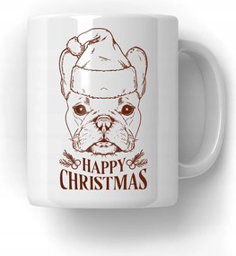 Karácsonyi bögre Bulldog Ajándék Mikulásra