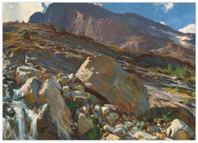 Kép - John Singer Sargent, Simplon Pass, reprodukciók (70x50 cm)