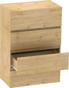 Komód, artisan tölgy, PARMAD