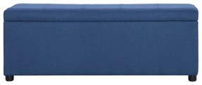 kék poliészter pad tárolórekesszel 116 cm