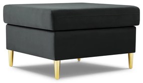 Sötétszürke bársony lábtartó Kyoto – Cosmopolitan Design