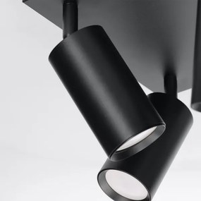 Brilagi - SELE SQUARE spotlámpa 4xGU10/30W/230V fekete