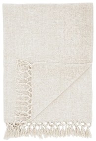 Krémszínű zsenília takaró 130x170 cm Wilson – Catherine Lansfield