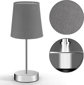 monzana® Lumiere asztali lámpa 32x13x13 cm - szürke