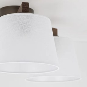 Brilagi - Felületre szerelt csillár LATTE 3xE27/15W/230V fenyő/fehér