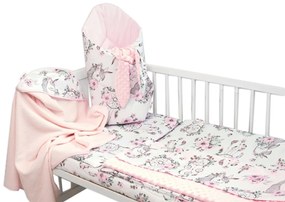 Baby Nellys 6-ti műhely előnyei. készlet ajándék babának, 120x90 Egyszarvú álmai, rózsaszín 120x90
