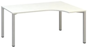 Ergonomikus íróasztal ProOffice B 180 x 120 cm, jobb, fehér