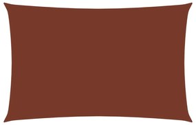 vidaXL terrakotta téglalap alakú oxford-szövet napvitorla 5 x 8 m