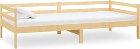 vidaXL tömör fenyőfa kanapéágy 90 x 200 cm