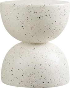 Bonita dohányzóasztal, terrazzo hatású, ø 40 cm - House Nordic