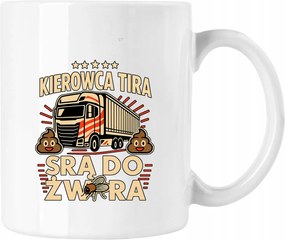 Tira sofőr bögre kavicshoz fehér 330ml