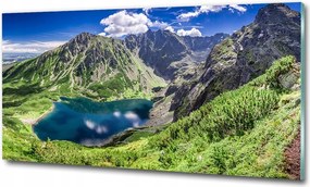 Fotó üvegkép Fekete tó Tátra 100x50