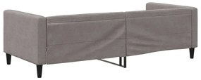 tópszínű szövet kanapéágy 90 x 200 cm