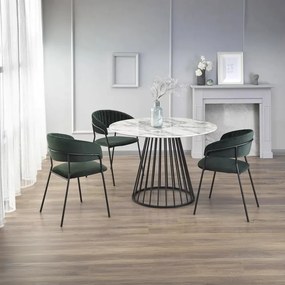 Brodway étkezőasztal fehér 110cm