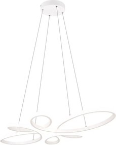 TRIO 345619131 FLY Modern Led Függesztett Lámpa Fehér LED IP20