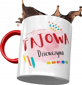 Piros Bögre Lányoknak Cool Lány Nyomtatott Fotóval