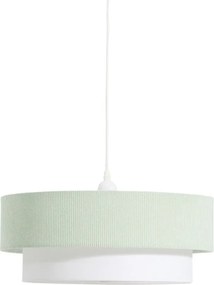 Fehér-türkiz gyerek függőlámpa textil búrával Bianella – Kave Home