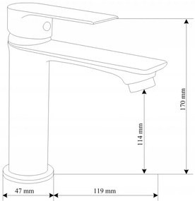 Mexen Royo fürdőgarnitúra R62, fekete - 72203R62-70