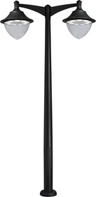 Novolux GUNTHER 408E-G31X1A-02 Utcavilágítás lámpatest 2X50W/GX53 IP65