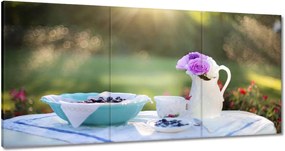 Vászonkép 120x60 Lila rózsák