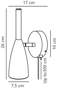 DFTP by Nordlux - Fali spotlámpa PURE 1xGU10/8W/230V szürke