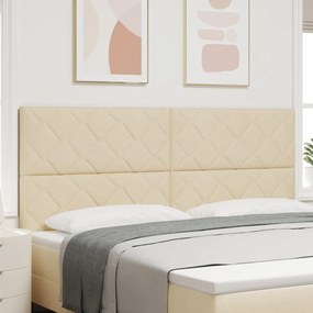Fejtámla Gyémánt Blokkok Dizájn Krém 200 cm Textil